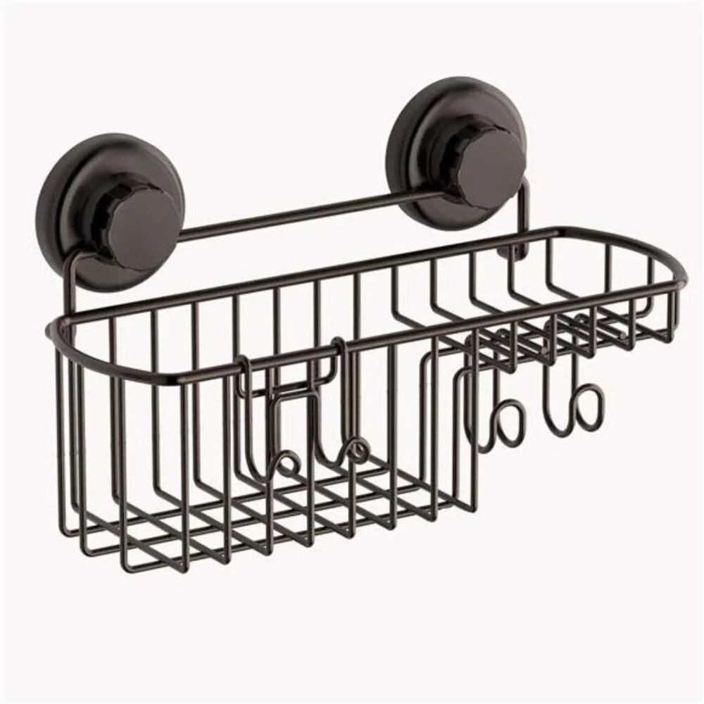 Powerful Vacuum Suction Cup Shower Caddy Basket for Shampoo - Combo Organizer